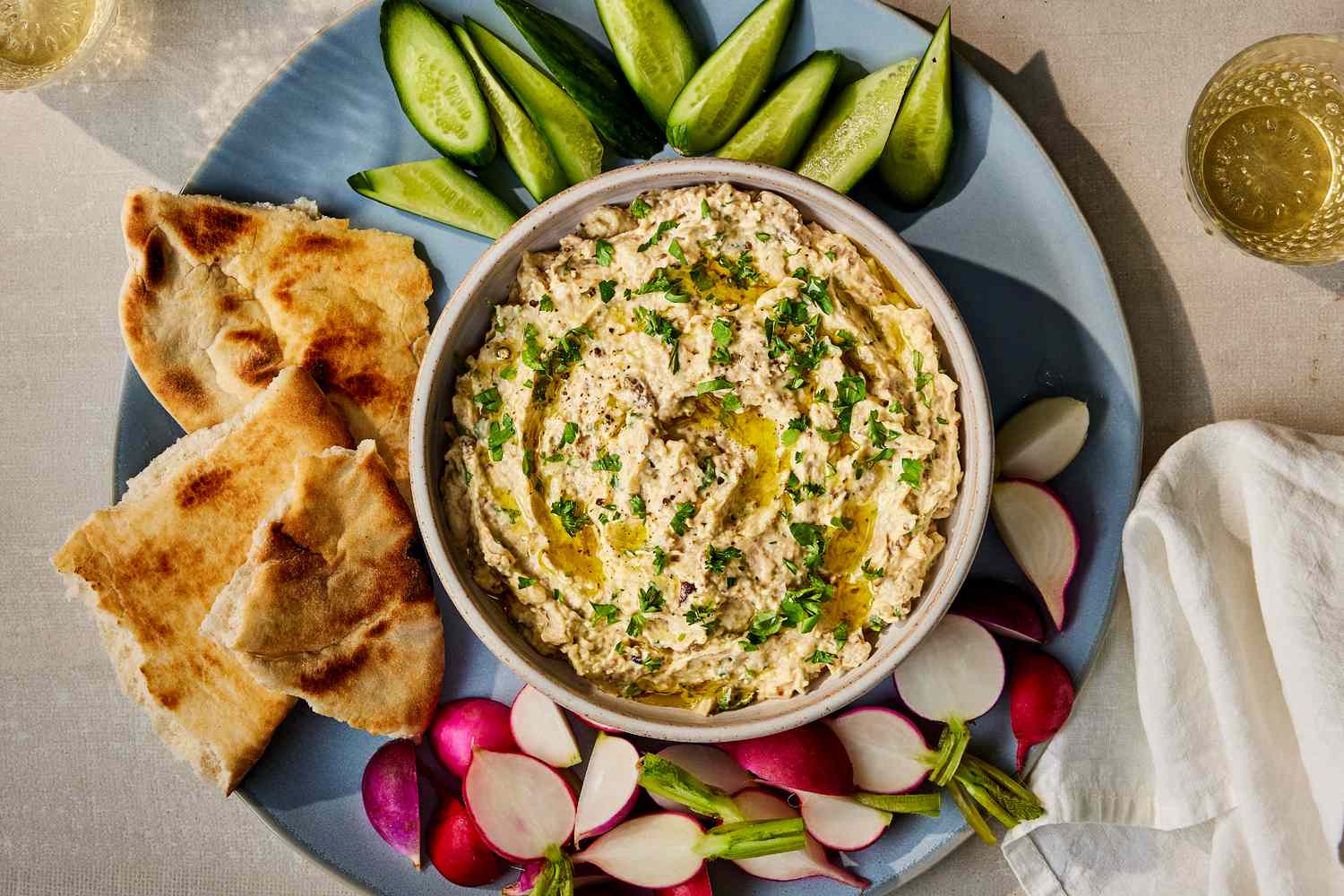 Babaganuş – geröstete Auberginen-Creme